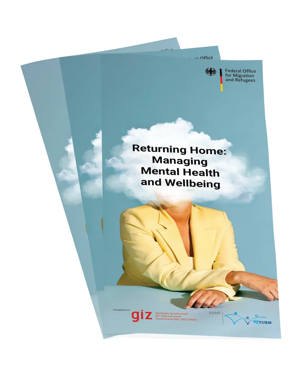 Kopje të përfunduara të publikimit “Returning Home” me kopertinë blu